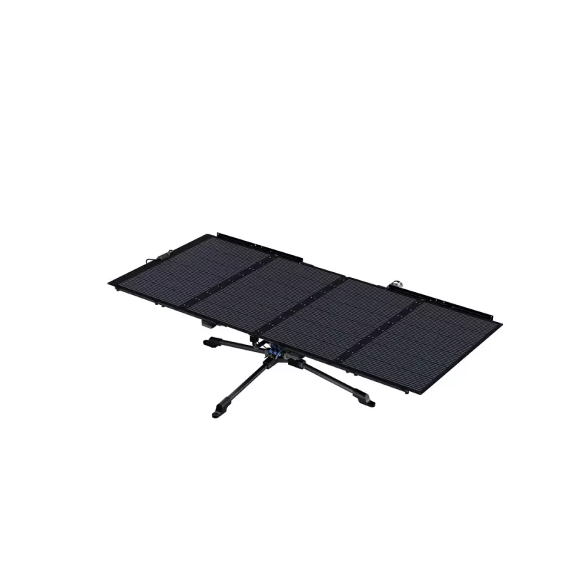 Solar tracker EcoFlow 50036001 — freestanding, battery-powered, 2500×150×150 mm, black/grey