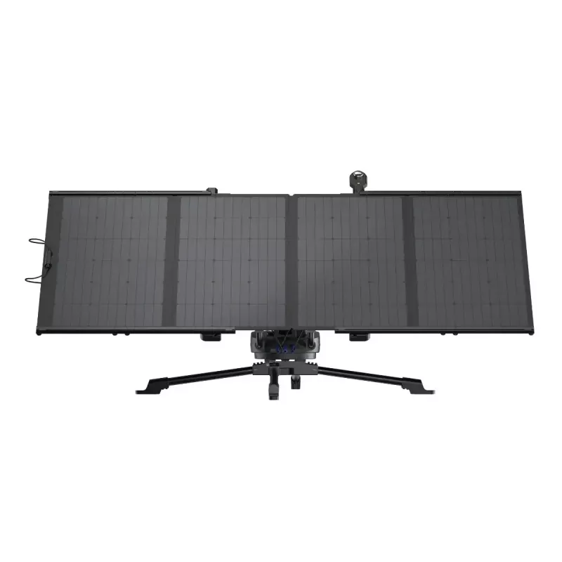Solar tracker EcoFlow 50036001 — freestanding, battery-powered, 2500×150×150 mm, black/grey