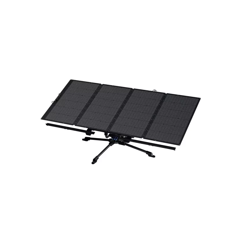 Solar tracker EcoFlow 50036001 — freestanding, battery-powered, 2500×150×150 mm, black/grey