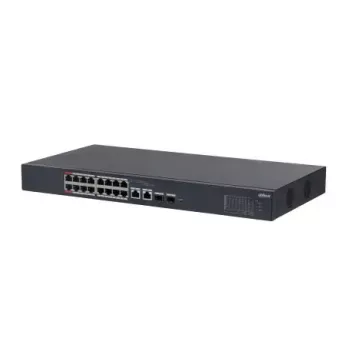 Dahua Technology DH-CS4218-16ET-190 network switch Managed L2 Gigabit Ethernet (10/100/1000) Power over Ethernet (PoE) Black