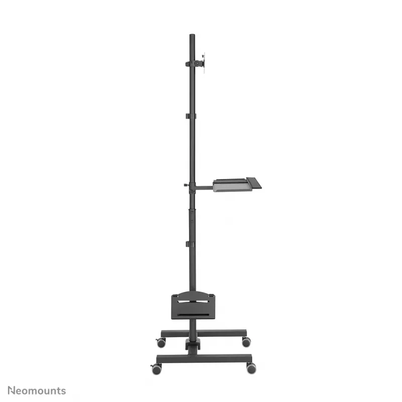 Neomounts FPMA-MOBILE1700 Mobile workstation 10-32 inch, Black, Steel, 8 kg, 25.4 cm (10 inch), 81.3 cm (32 inch), 100 x 100,75 x 75 mm