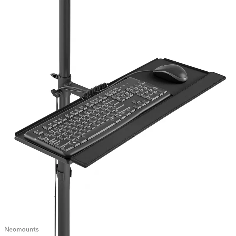 Neomounts FPMA-MOBILE1700 Mobile workstation 10-32 inch, Black, Steel, 8 kg, 25.4 cm (10 inch), 81.3 cm (32 inch), 100 x 100,75 x 75 mm