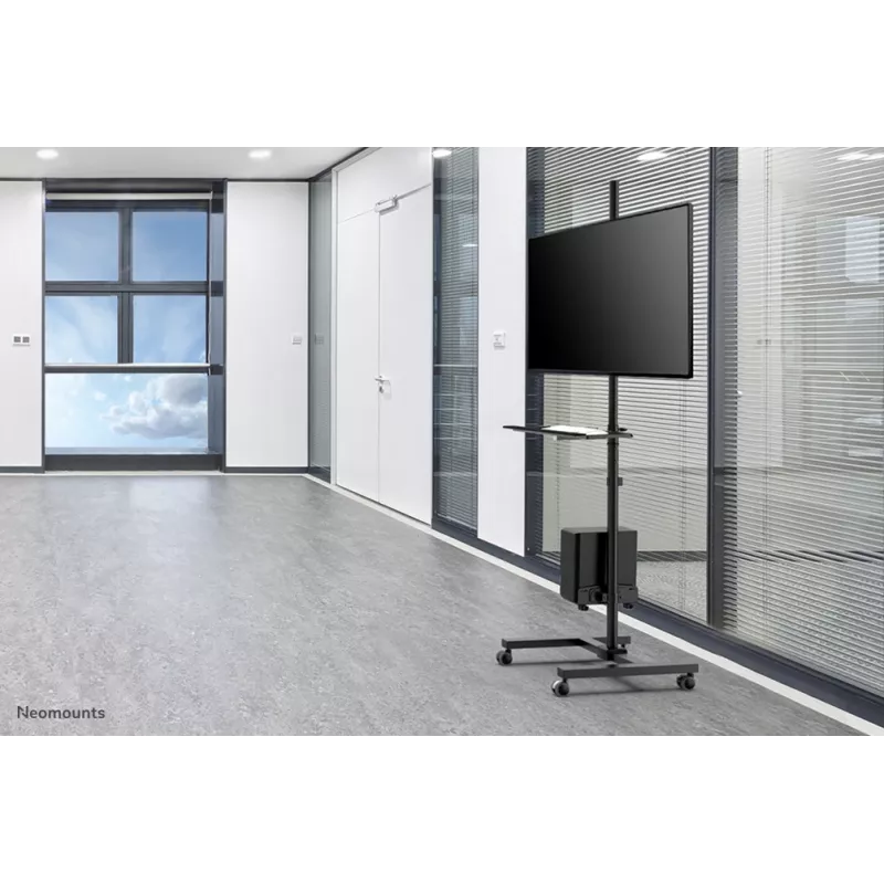 Neomounts FPMA-MOBILE1700 Mobile workstation 10-32 inch, Black, Steel, 8 kg, 25.4 cm (10 inch), 81.3 cm (32 inch), 100 x 100,75 x 75 mm
