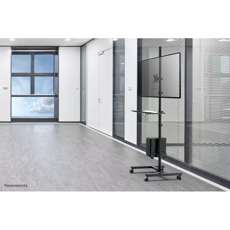 Neomounts FPMA-MOBILE1700 Mobile workstation 10-32 inch, Black, Steel, 8 kg, 25.4 cm (10 inch), 81.3 cm (32 inch), 100 x 100,75 x 75 mm