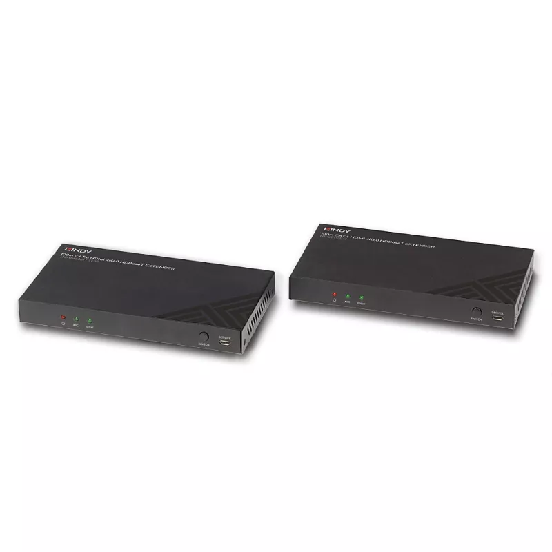 HDMI Extender Transmitter & Receiver Lindy 100m Cat.6 4K60 Audio IR RS-232