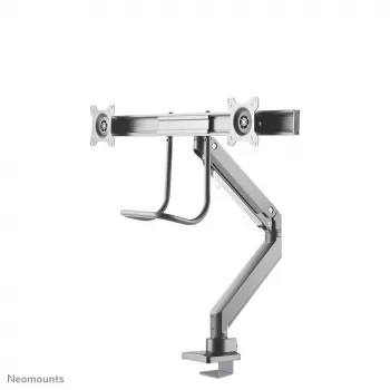 Neomounts NM-D775DXSILVER Monitor arm 10-32 inch - gas spring - Topfix - 180°-stop
