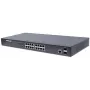 Intellinet 16-Port Gigabit Ethernet PoE+ Web-Managed Switch with 2 SFP Ports, IEEE 802.3at/af Power over Ethernet (PoE+/PoE) Compliant, 374 W, Endspan, 19 inch Rackmount
