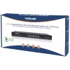Intellinet 16-Port Gigabit Ethernet PoE+ Web-Managed Switch with 2 SFP Ports, IEEE 802.3at/af Power over Ethernet (PoE+/PoE) Compliant, 374 W, Endspan, 19 inch Rackmount