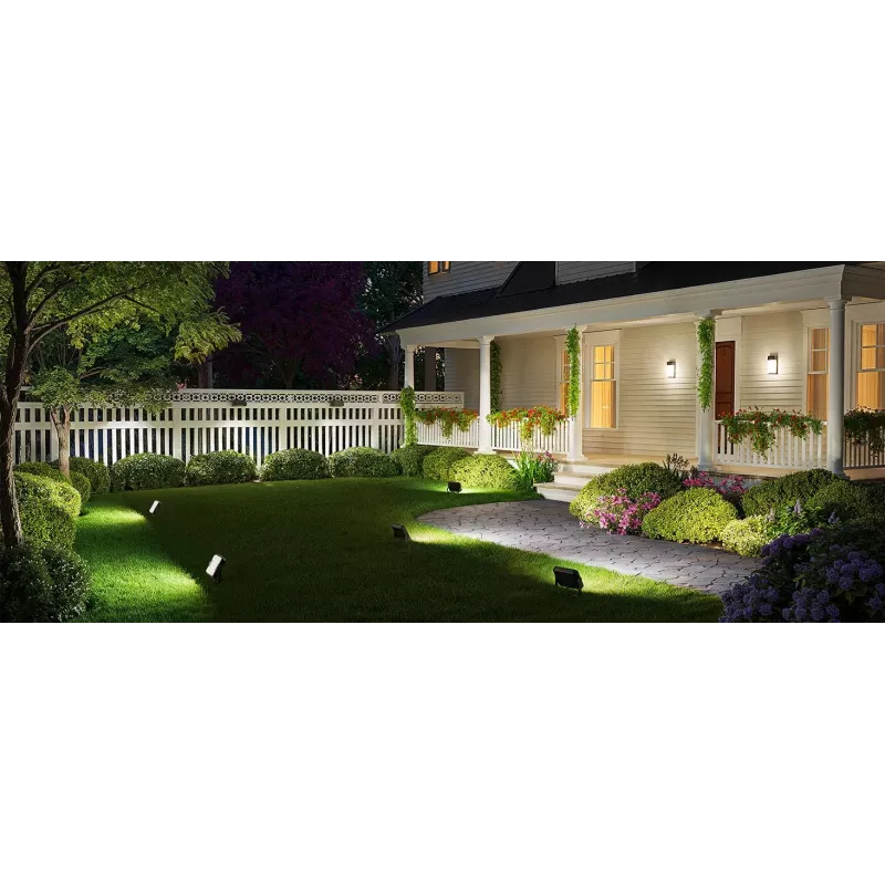 Smart garden lighting Govee H8057 Wi‑Fi/Bluetooth, black, 148×68.9×72.4 mm, 11 kWh/1000h