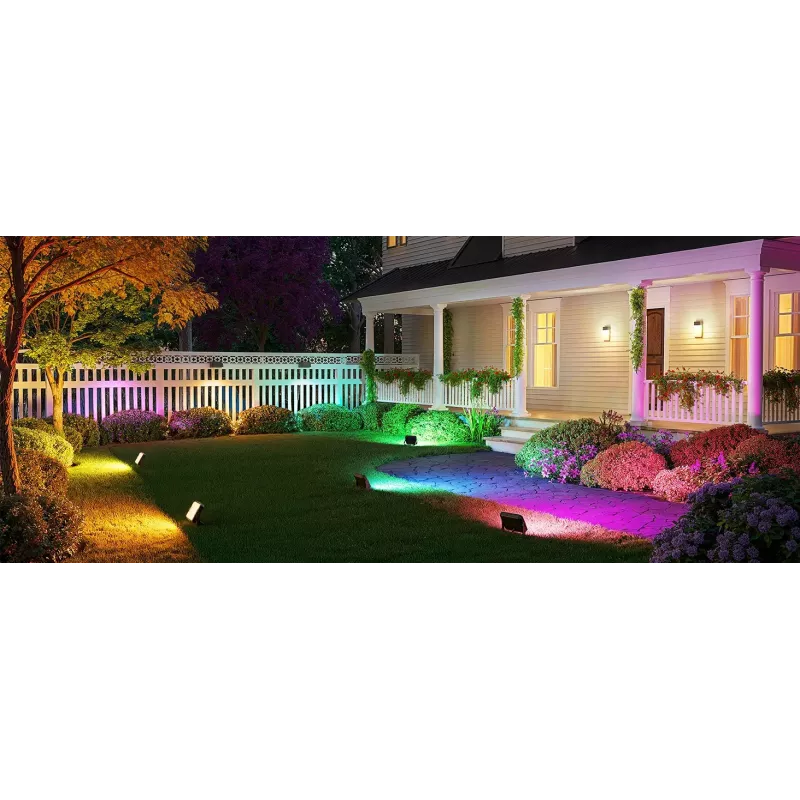 Smart garden lighting Govee H8057 Wi‑Fi/Bluetooth, black, 148×68.9×72.4 mm, 11 kWh/1000h