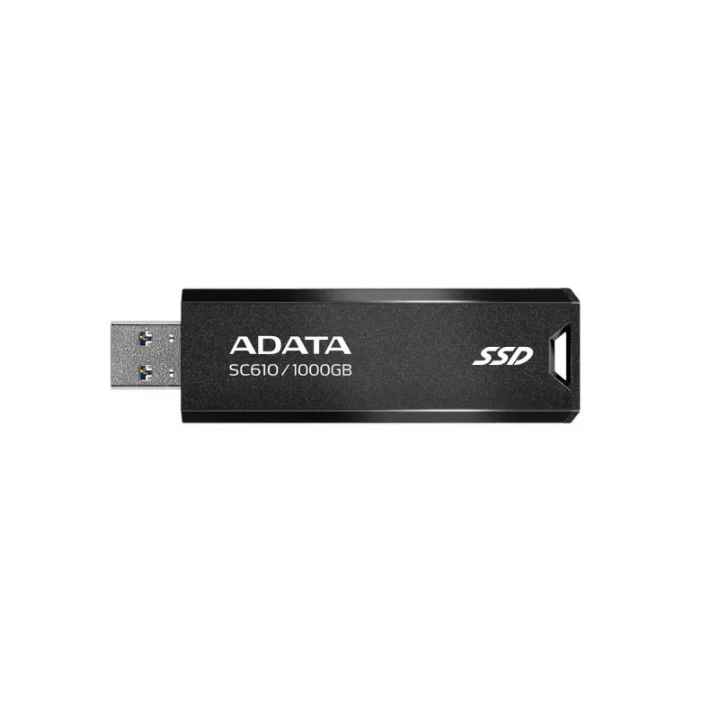 USB flash drive ADATA SC610 1 TB, USB Type-A, USB 3.2 Gen 2, Sleeve form factor, black, plastic housing