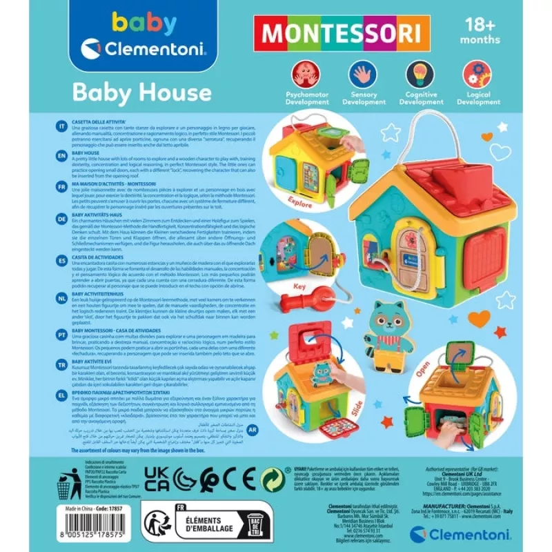 Learning toy Clementoni 17874 multicolour — educational baby toy for 1.5+ years
