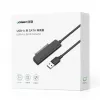 External 2.5 inch SATA III USB 3.0 Enclosure UGREEN 70609 for 2.5-inch SATA SSD/HDD, USB-A to SATA, 5 Gbit/s, Black