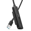 External 2.5 inch SATA III USB 3.0 Enclosure UGREEN 70609 for 2.5-inch SATA SSD/HDD, USB-A to SATA, 5 Gbit/s, Black