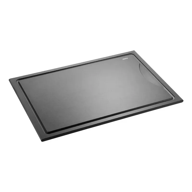 Cutting board GEFU SLIZE rectangular wood grey – GEFU SLIZE 13967 wooden rectangular cutting board, grey finish