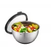 GEFU set of 2 bowls with lids G-35055 — durable, stackable plastic mixing/storage bowls