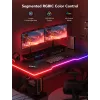 LED strip light Govee H61C3 RGBIC for gaming desk — addressable RGBIC lighting, flexible strip