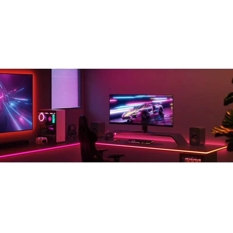 LED strip light Govee H61C3 RGBIC for gaming desk — addressable RGBIC lighting, flexible strip