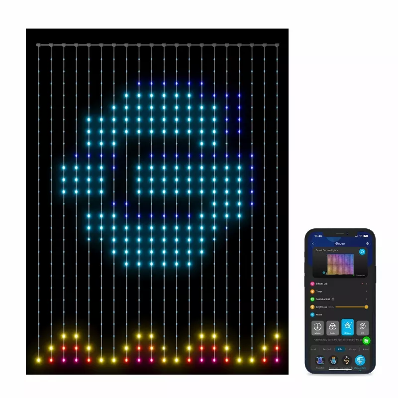 Universal strip light Govee H70B1 LED 2000 mm Indoor/outdoor Multi colour 520 bulbs