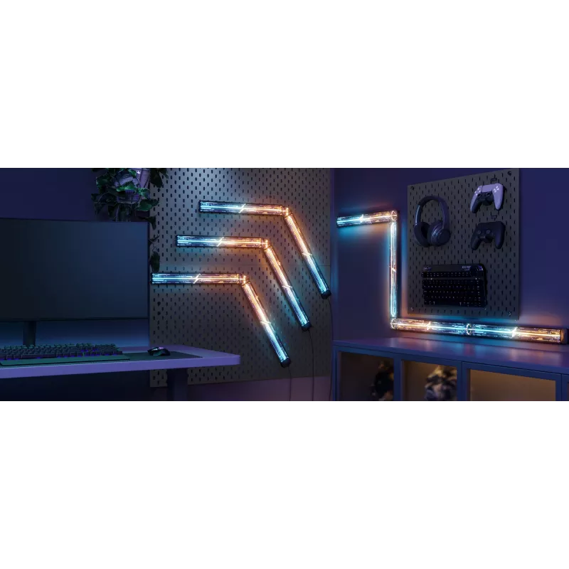 Smart wall light Govee Gaming Wall Lights (4+1) — Wi‑Fi/Bluetooth, multicolour, 4 pieces, 370×45×30 mm