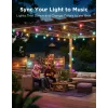 Outdoor string lights Govee H7025 RGBICW 14.63 m Wi‑Fi 2.4 GHz
