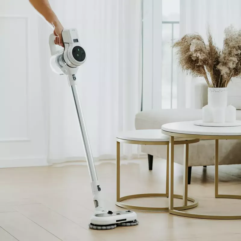 Cordless vacuum cleaner Adler AD 7064 2in1 — 350 W max, 13,000 Pa suction, 2000 mAh battery, dry & wet, 0.6 L dust, 0.15 L water, LED touchscreen, 4 modes