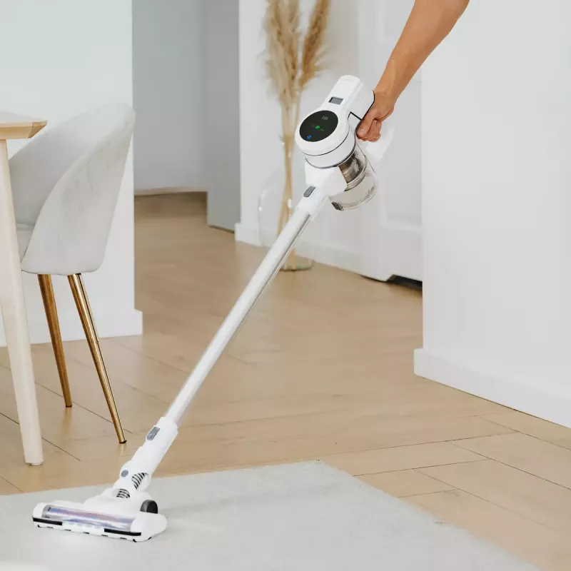 Cordless vacuum cleaner Adler AD 7064 2in1 — 350 W max, 13,000 Pa suction, 2000 mAh battery, dry & wet, 0.6 L dust, 0.15 L water, LED touchscreen, 4 modes