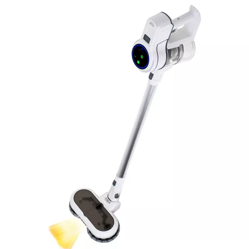 Cordless vacuum cleaner Adler AD 7064 2in1 — 350 W max, 13,000 Pa suction, 2000 mAh battery, dry & wet, 0.6 L dust, 0.15 L water, LED touchscreen, 4 modes