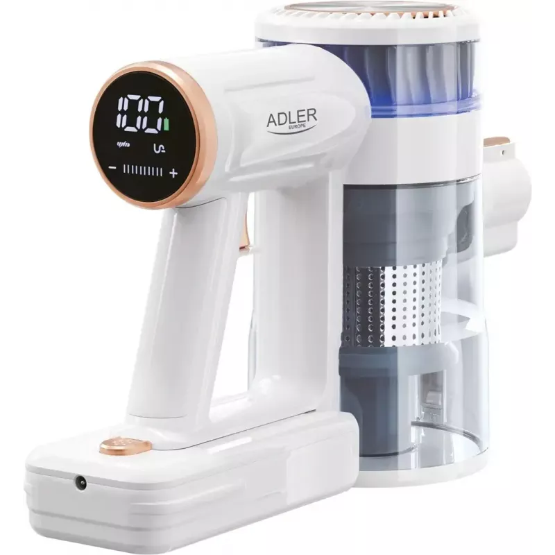 Cordless upright vacuum cleaner Adler AD 7079, brushless motor, 9000 Pa, 2200 mAh, 0.4 L bagless