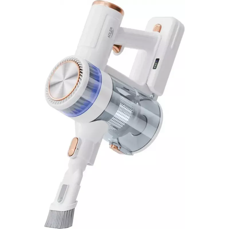 Cordless upright vacuum cleaner Adler AD 7079, brushless motor, 9000 Pa, 2200 mAh, 0.4 L bagless