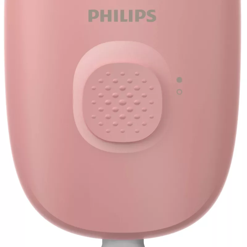 Epilator Philips BRE227/00 corded pink — massage function, AC powered, with cleaning brush