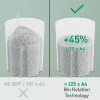 Leitz IQ OptiMax Home Office 225 Micro Cut Paper Shredder Security P5 15L - White