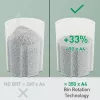 Leitz IQ OptiMax Small Office 350 Micro Cut Paper Shredder Security P5 22L - White