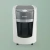 Leitz IQ OptiMax Small Office 350 Micro Cut Paper Shredder Security P5 22L - White