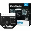 Smart relay Shelly Wave Shutter Black 10 A 110–230 V, max range 40 m, 25 dBmW