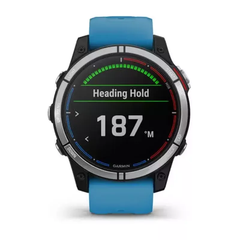Smartwatch GARMIN quatix 7 Blue — 47 mm CFRP case, 1.3 inch MIP touchscreen, 10 ATM, Bluetooth/Wi‑Fi/NFC