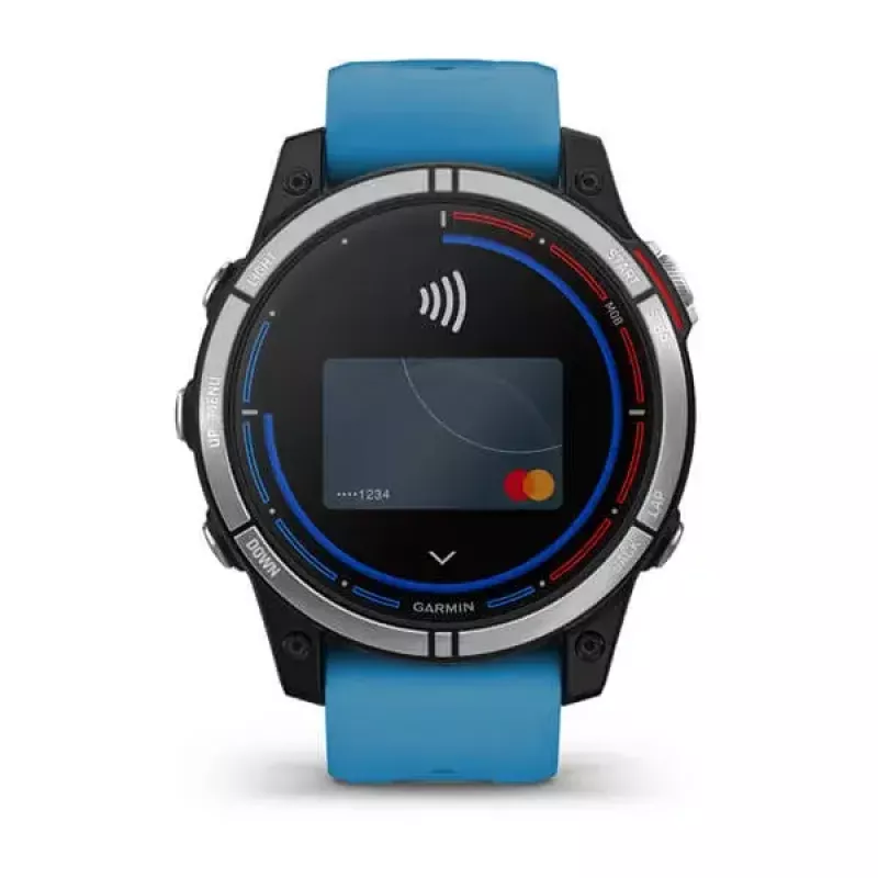 Smartwatch GARMIN quatix 7 Blue — 47 mm CFRP case, 1.3 inch MIP touchscreen, 10 ATM, Bluetooth/Wi‑Fi/NFC