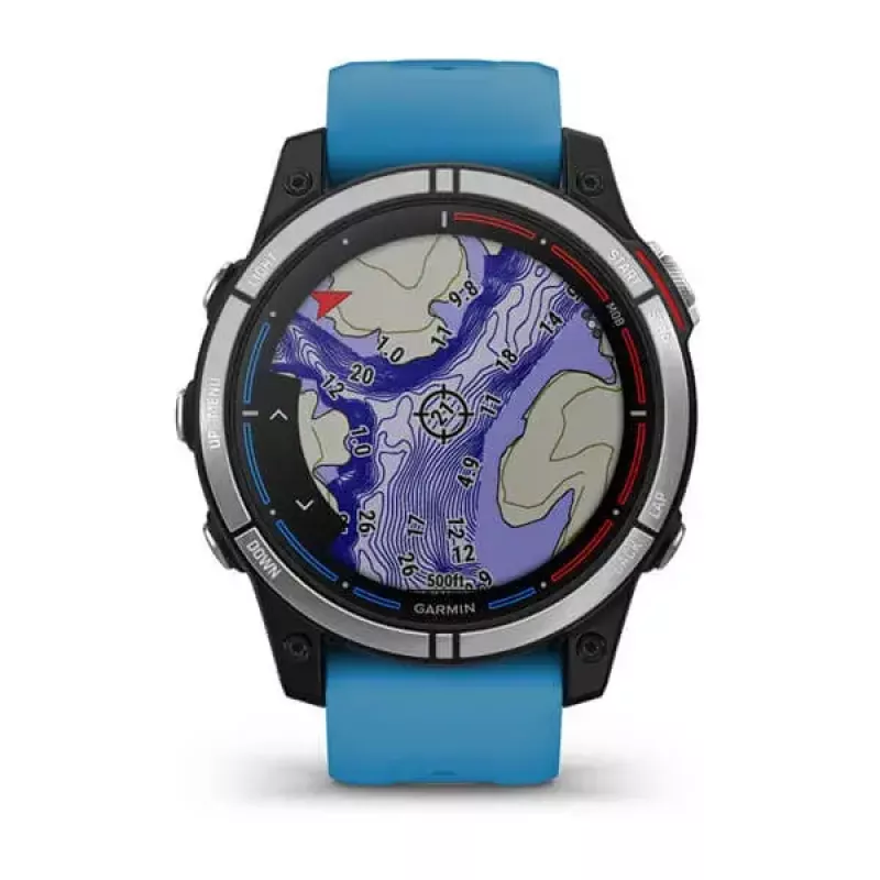 Smartwatch GARMIN quatix 7 Blue — 47 mm CFRP case, 1.3 inch MIP touchscreen, 10 ATM, Bluetooth/Wi‑Fi/NFC