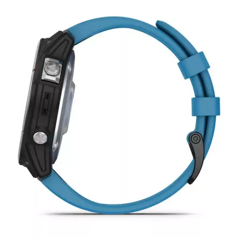Smartwatch GARMIN quatix 7 Blue — 47 mm CFRP case, 1.3 inch MIP touchscreen, 10 ATM, Bluetooth/Wi‑Fi/NFC