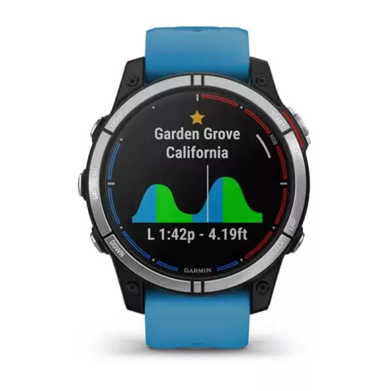 Smartwatch GARMIN quatix 7 Blue — 47 mm CFRP case, 1.3 inch MIP touchscreen, 10 ATM, Bluetooth/Wi‑Fi/NFC
