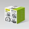 Electric Kettle Maestro MR-1302-GREY 2.5 L Stainless Steel, Grey Housing, Whistle, Cool-Touch Handle