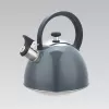 Electric Kettle Maestro MR-1302-GREY 2.5 L Stainless Steel, Grey Housing, Whistle, Cool-Touch Handle