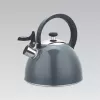 Electric Kettle Maestro MR-1302-GREY 2.5 L Stainless Steel, Grey Housing, Whistle, Cool-Touch Handle
