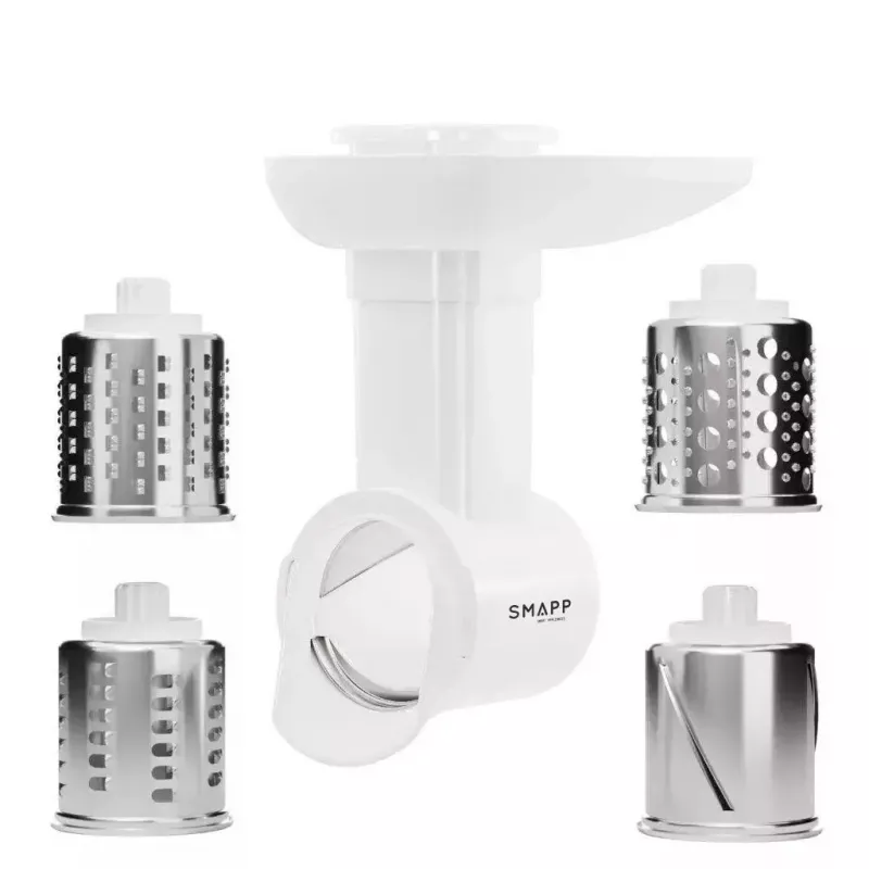 Electric meat grinder SMAPP 489.81, 2000 W, 3 strainers (2.7–8 mm), white