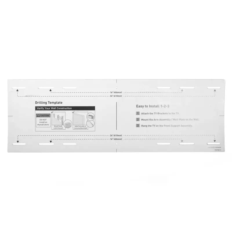 Wall TV mount MONTIS DENALI MT162 for 37 inch–105 inch screens, steel, 75 kg capacity, VESA 200x100–800x600, tilt/swivel/rotate, 7.3–60.9 cm