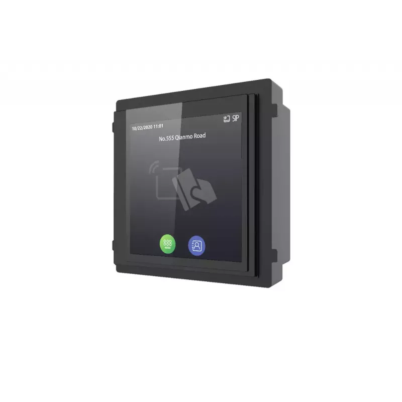 Display Hikvision DS-KD-TDM 100mm x 100mm 12V 4W Black