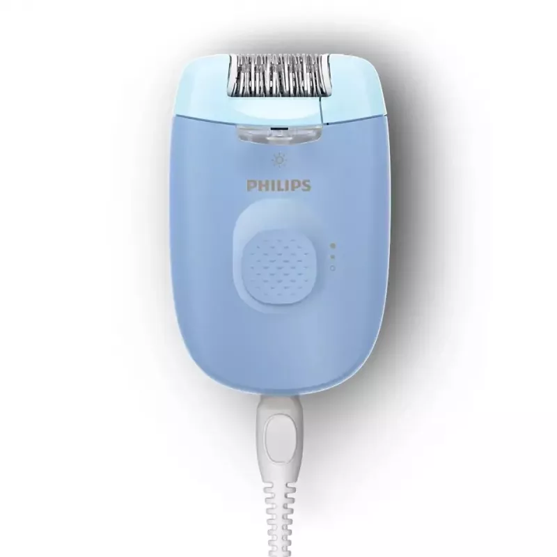 Epilator Philips BRE247/00 Series 4000 — 2 power levels, shaver, massage, blue