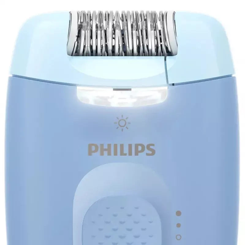 Epilator Philips BRE247/00 Series 4000 — 2 power levels, shaver, massage, blue