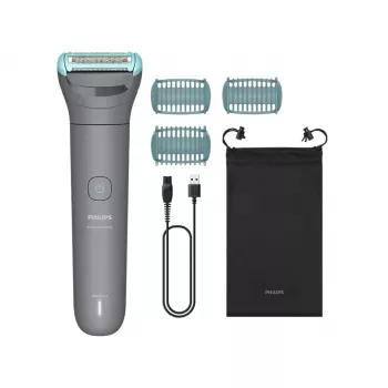 Body groomer Philips BG3485/15, Triple Protect System, cordless wet & dry, 80 min runtime, 2–5 mm, grey