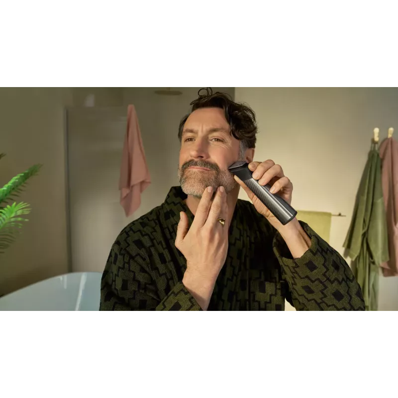 Philips All-in-One Trimmer 9000 Series MG9557/15 20-in-1 Trimmer Silver 120 min battery life